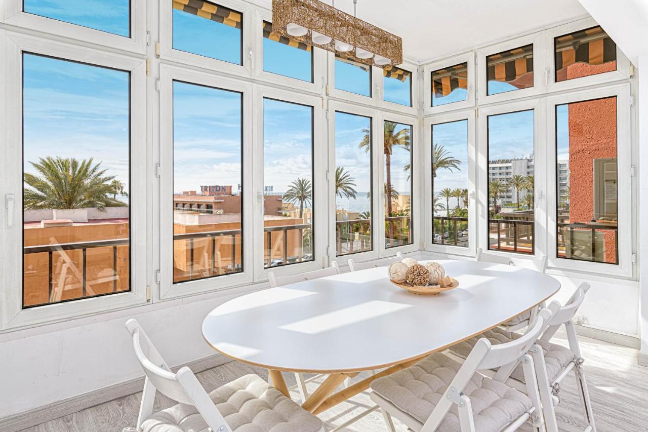 Benalmádena, frente a la playa y Puerto Marina Appartamento Esterno foto